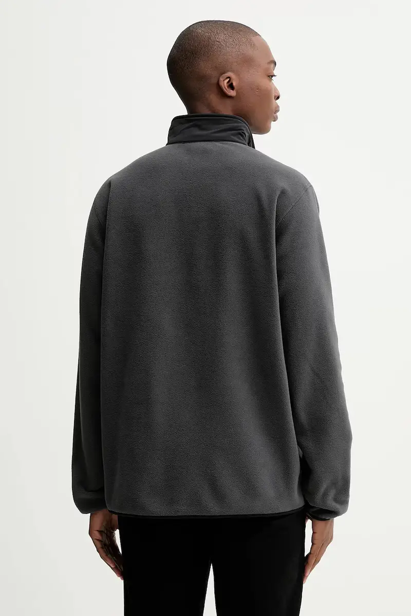 felpa in pile Varsity Regular uomo colore grigio JX8191 miniatura 3