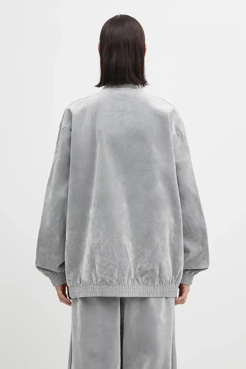 felpa in velluto Fb Os Tt donna colore grigio JW7330 miniatura 3