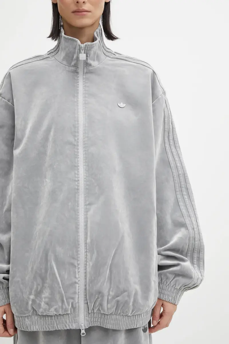 felpa in velluto Fb Os Tt donna colore grigio JW7330 miniatura 5