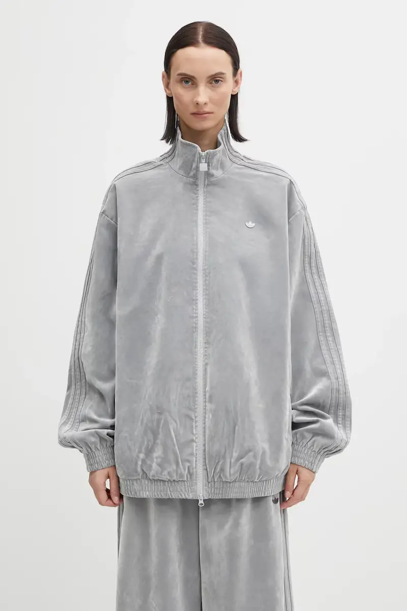 felpa in velluto Fb Os Tt donna colore grigio JW7330