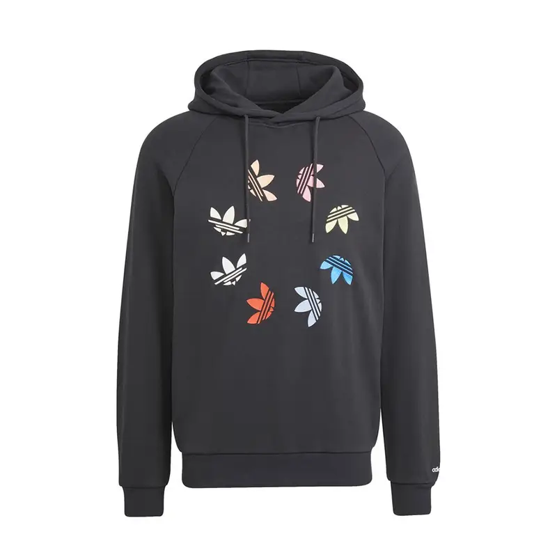 felpa logo centrale nero uomo XL