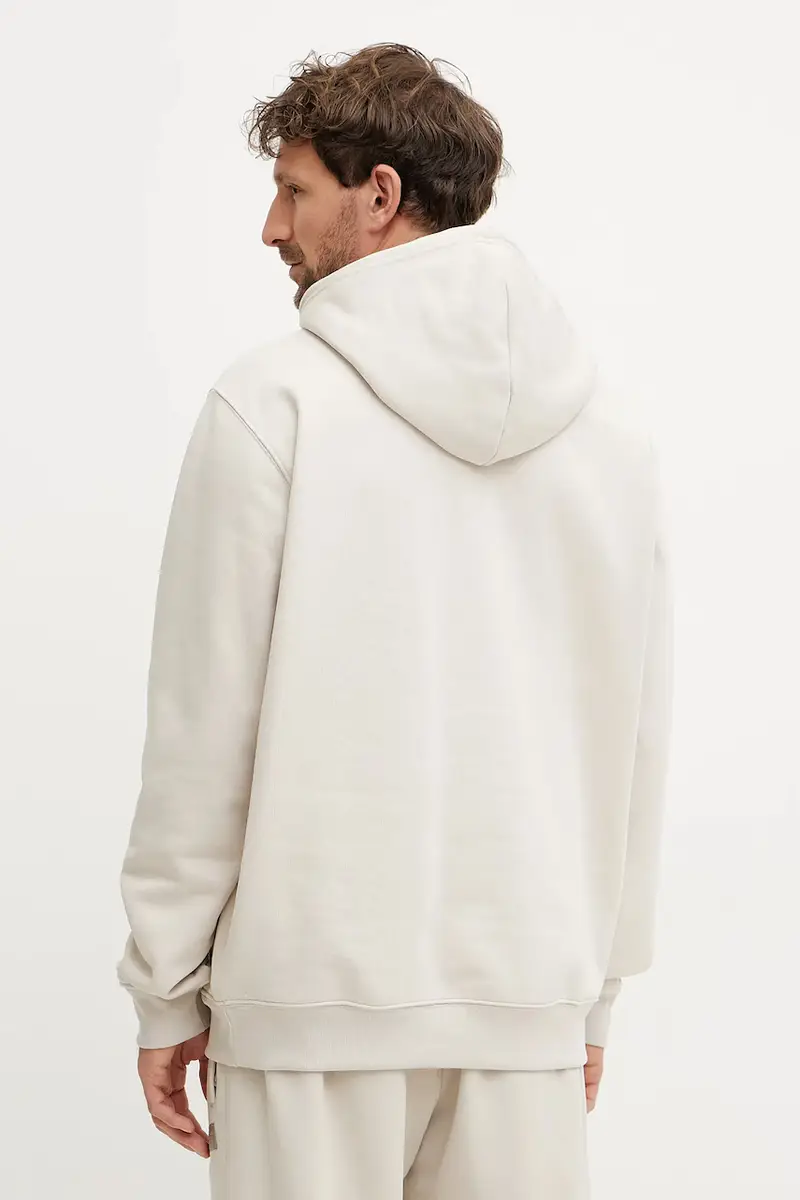 felpa MESSI HOODIE uomo colore beige con cappuccio JC9474 miniatura 3