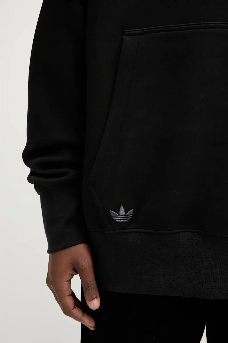 felpa Neuclassics uomo colore nero con cappuccio con applicazione HZ3740 miniatura 5