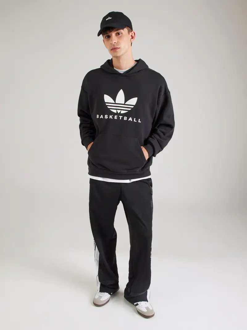 ADIDAS ORIGINALS Felpa 'OG FOUN.' nero / bianco miniatura 2