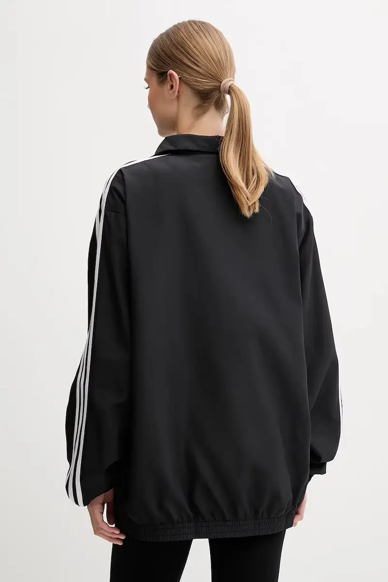 felpa OVERSIZED TT donna colore nero con applicazione JD3392 miniatura 3