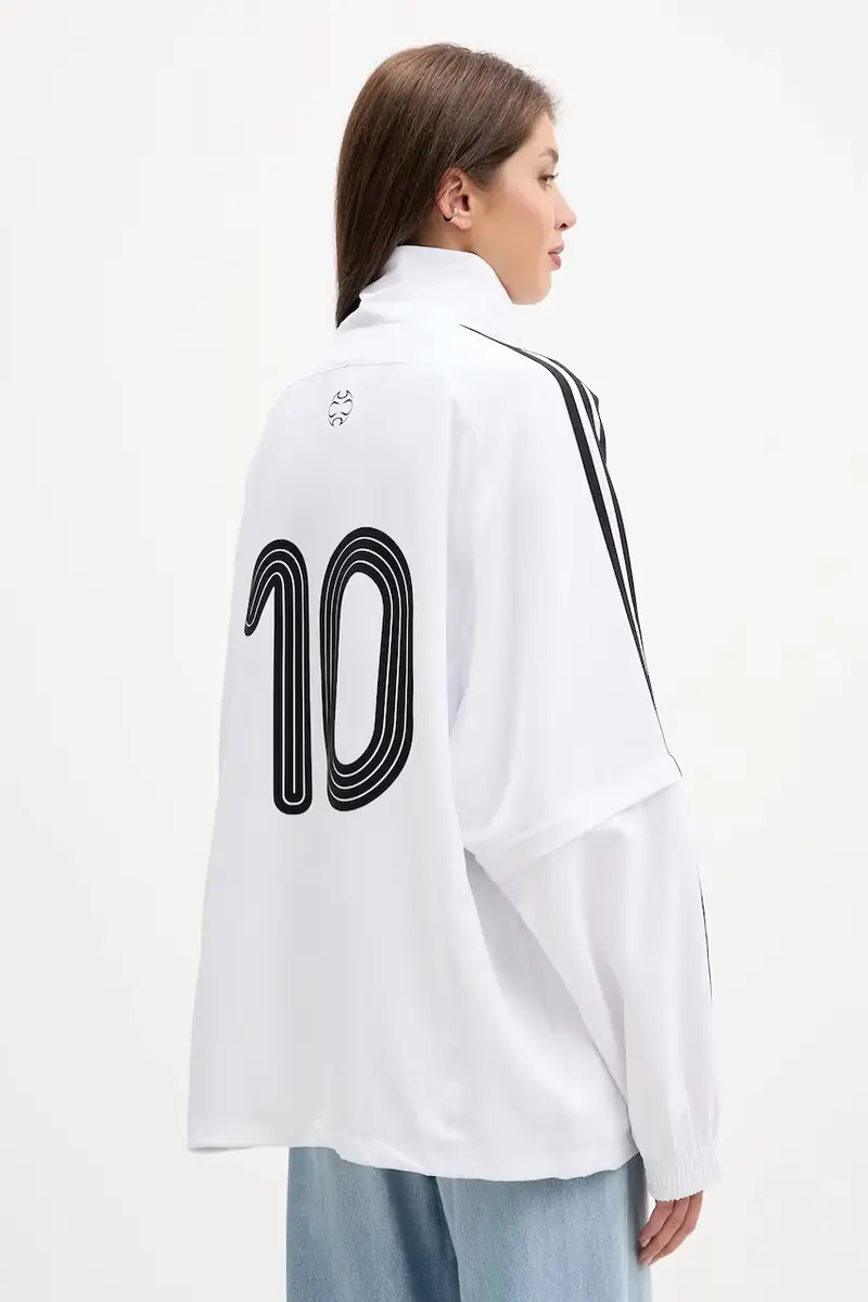 felpa Ovzd Tracktop donna colore bianco KE7570 miniatura 3