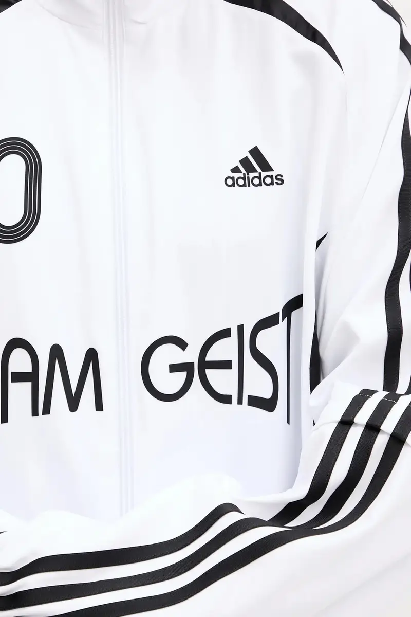 felpa Ovzd Tracktop donna colore bianco KE7570 miniatura 5