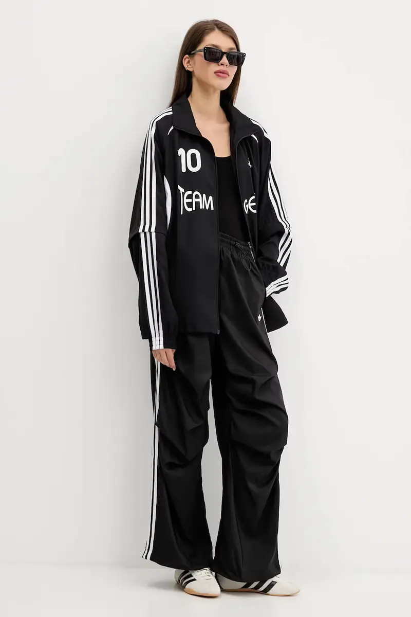 felpa Ovzd Tracktop donna colore nero KE7569 miniatura 2