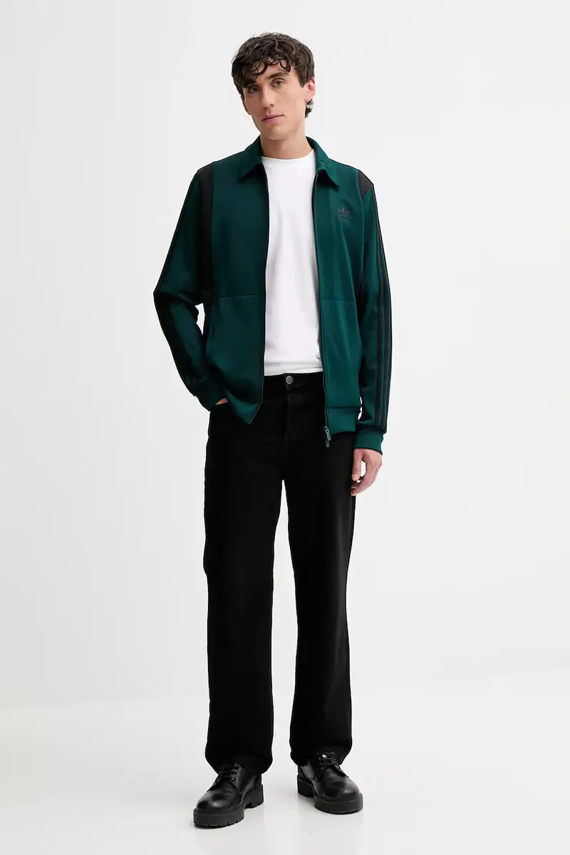 felpa Panel Tt uomo colore verde con applicazione JY1426 Turchese miniatura 2