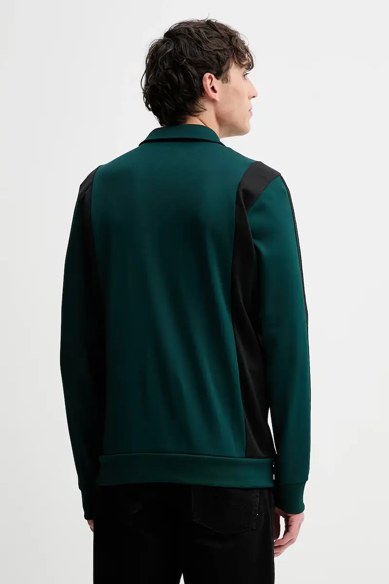 felpa Panel Tt uomo colore verde con applicazione JY1426 Turchese miniatura 3