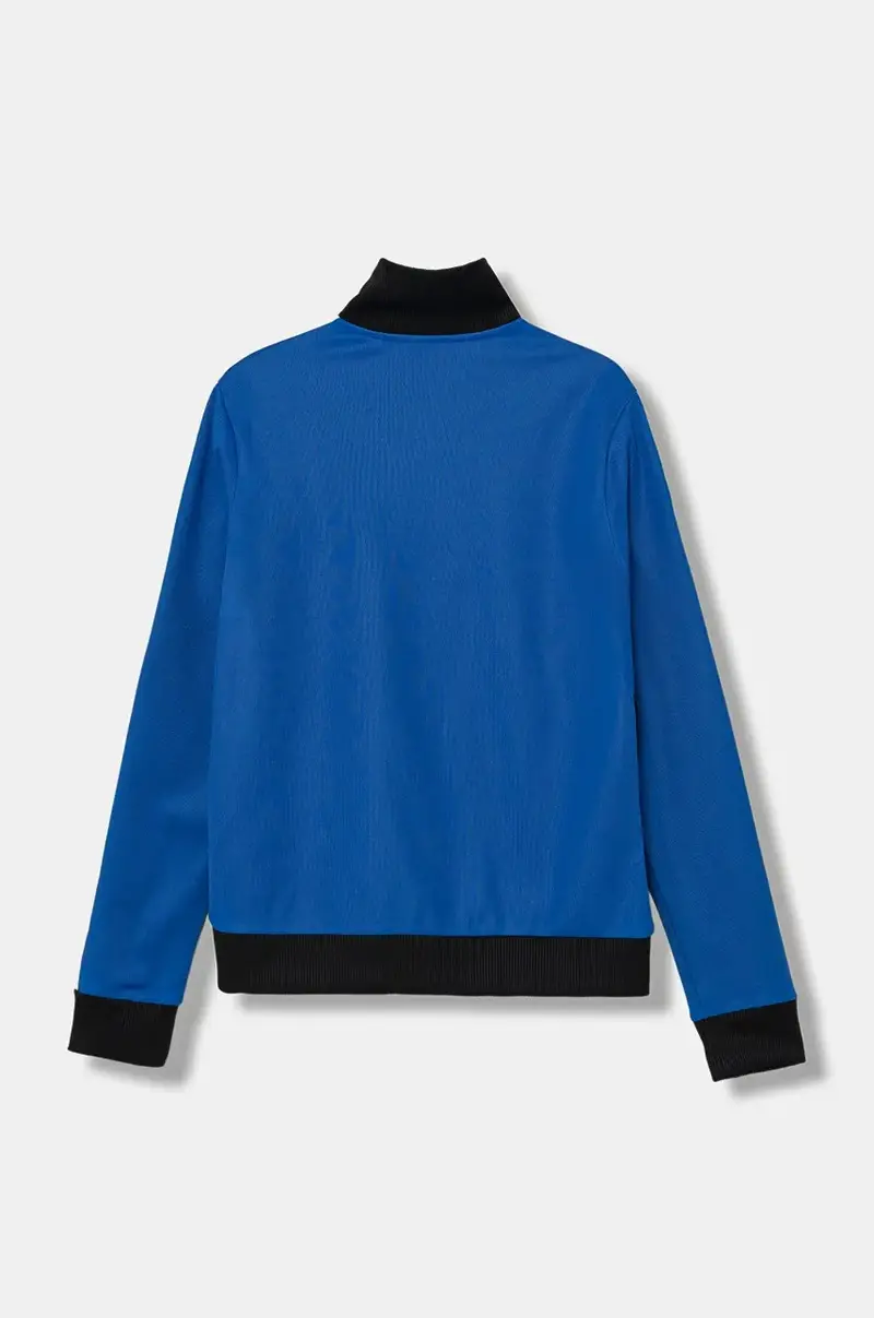 felpa per bambini colore blu con applicazione JV7709 miniatura 3