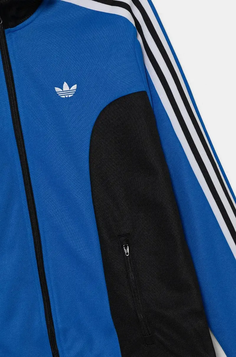 felpa per bambini colore blu con applicazione JV7709 miniatura 4