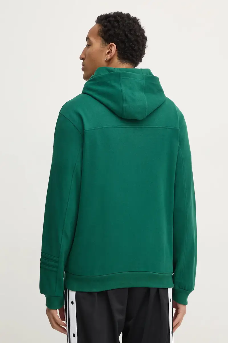 felpa PRE - LOVED HDY uomo colore verde con cappuccio JC8352 miniatura 3