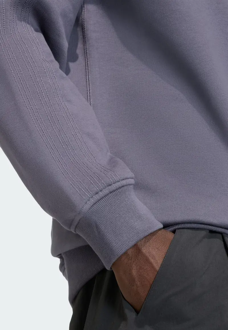 Felpa Premium Essentials Crew grigio miniatura 2