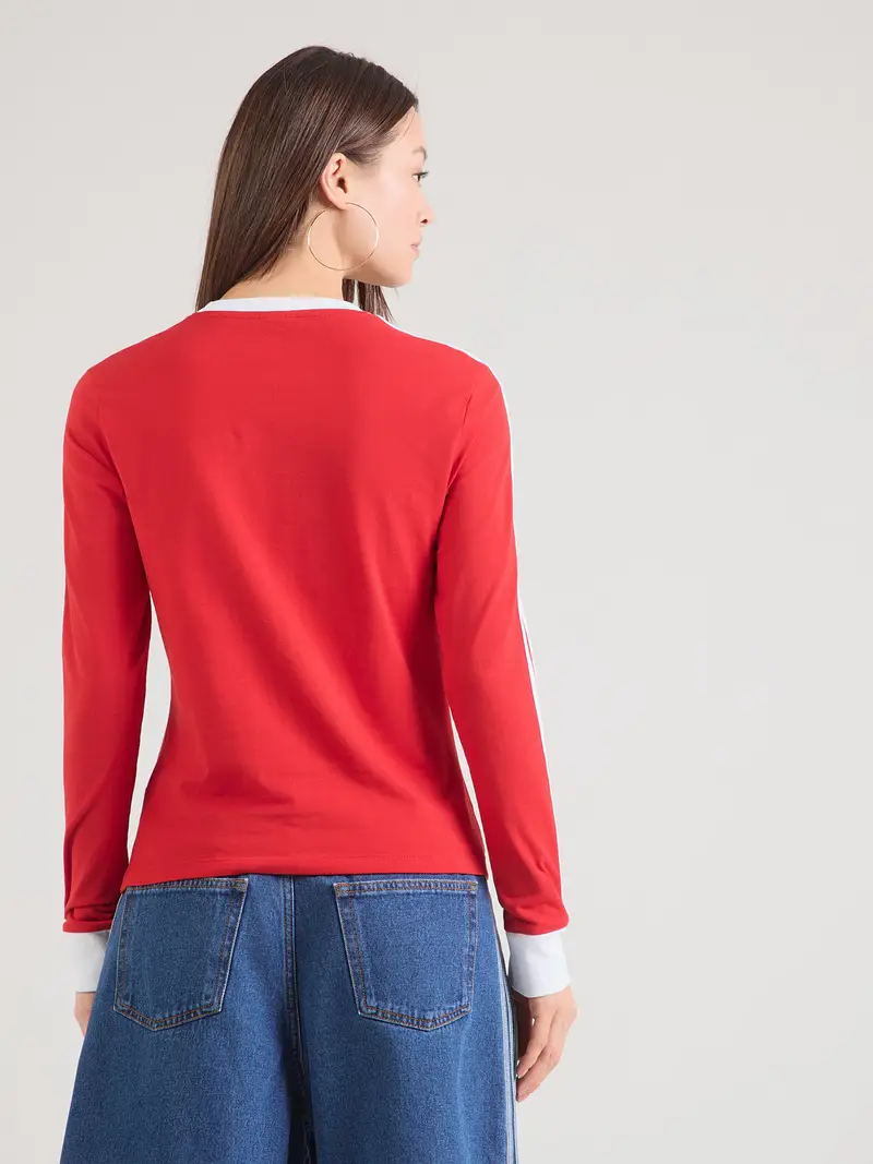 Felpa rosso / bianco miniatura 3