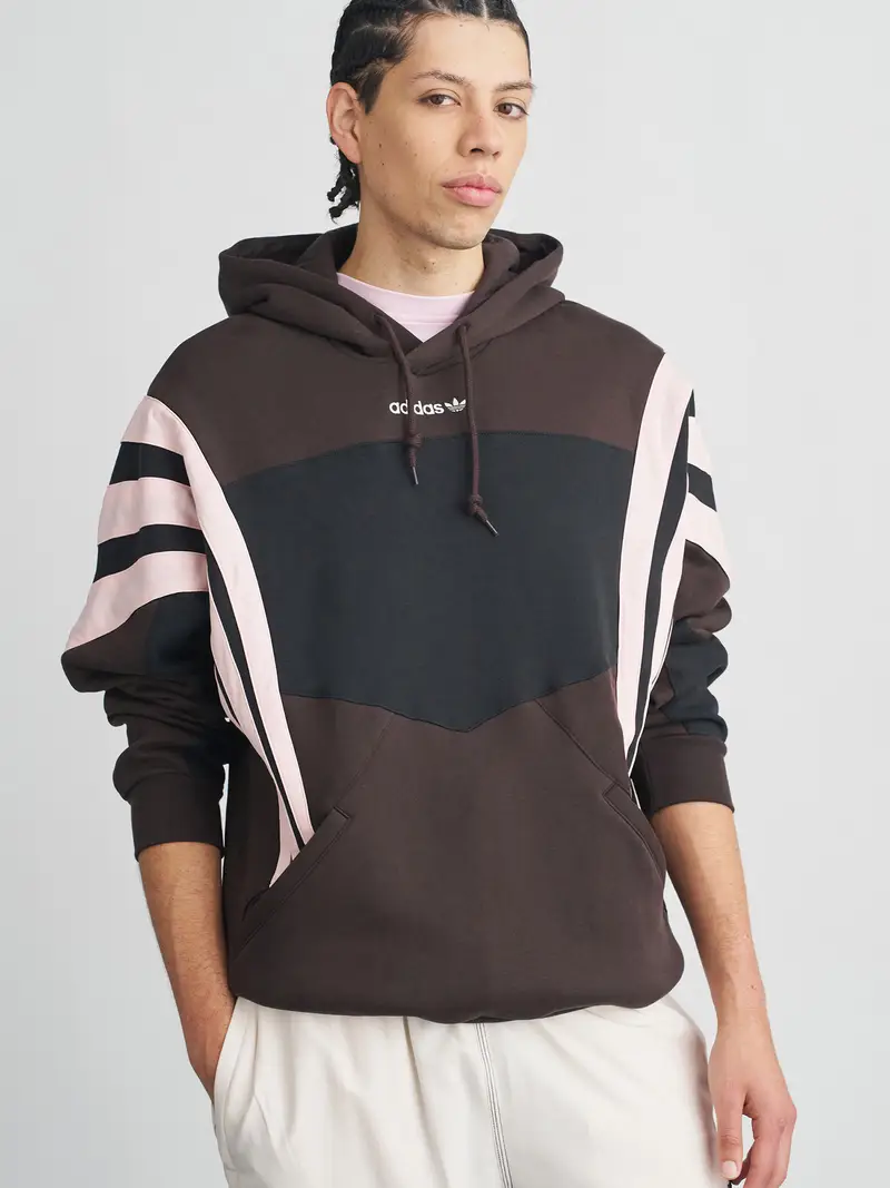 Felpa SANTIAGO marrone / nero / bianco miniatura 2