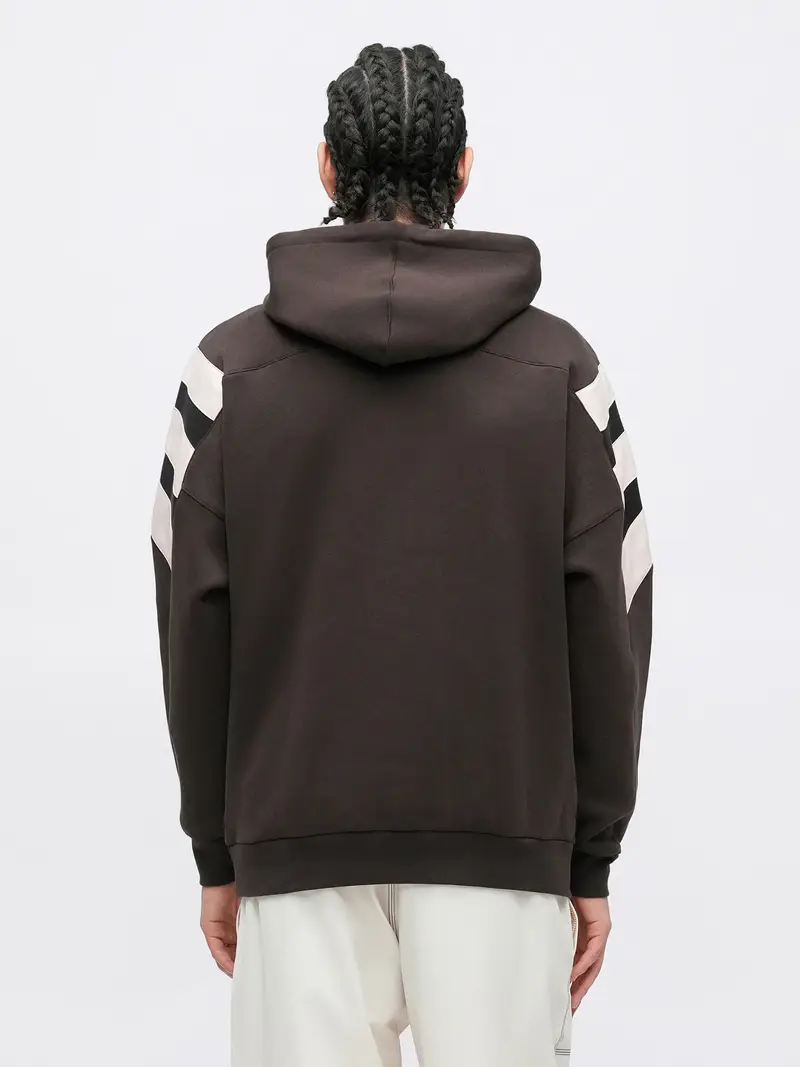 Felpa SANTIAGO marrone / nero / bianco miniatura 3