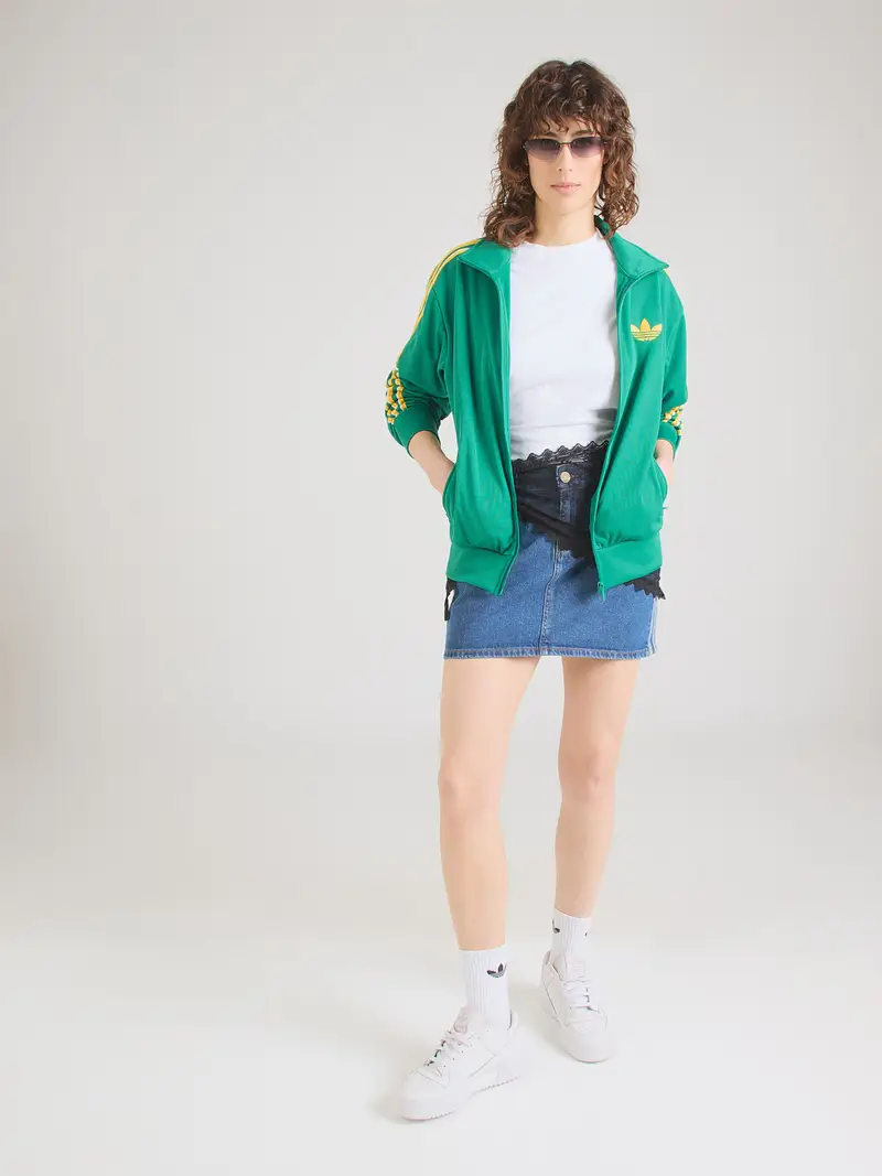 Felpa smeraldo / bianco miniatura 2