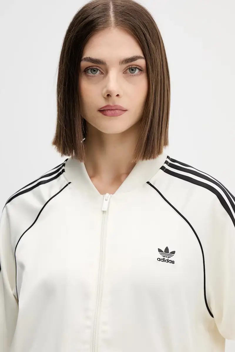 felpa Sst Satin Tt donna colore beige con applicazione KH1567 miniatura 4