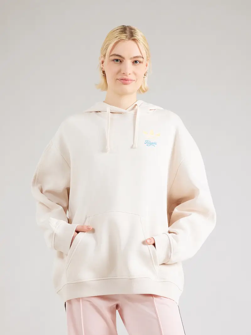 Felpa TAIYAKI blu chiaro / giallo / bianco / bianco lana miniatura 2