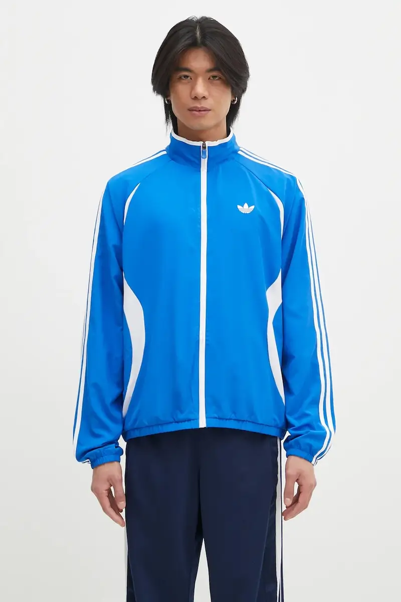 felpa Teamgeist Tracktop uomo colore blu JP1117