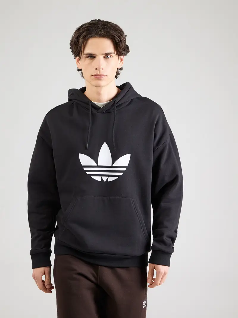 Felpa TREFOIL nero / bianco miniatura 2