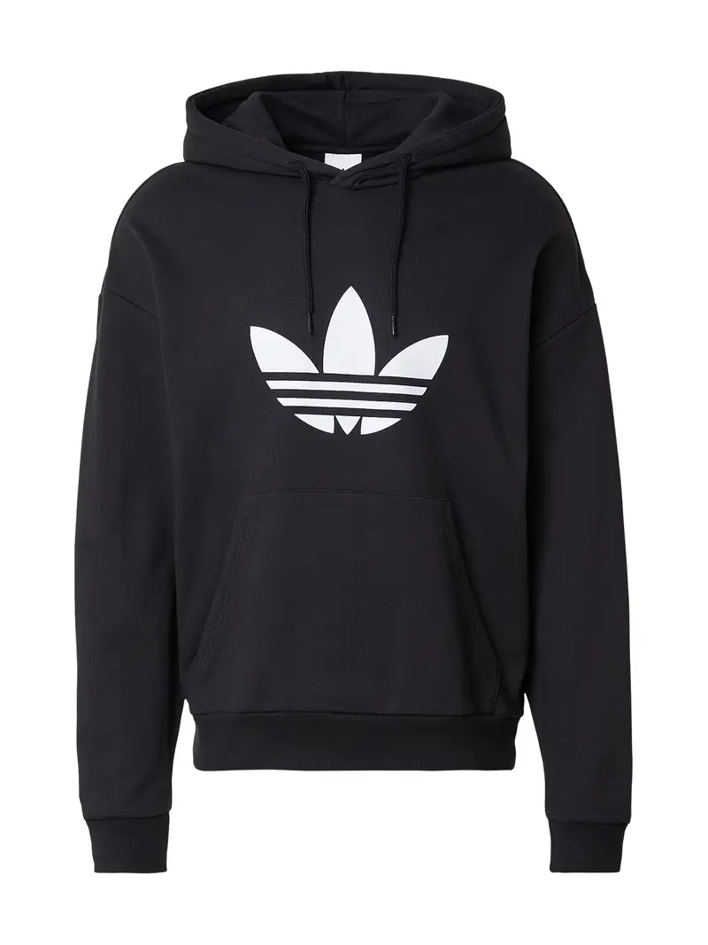 Felpa TREFOIL nero / bianco