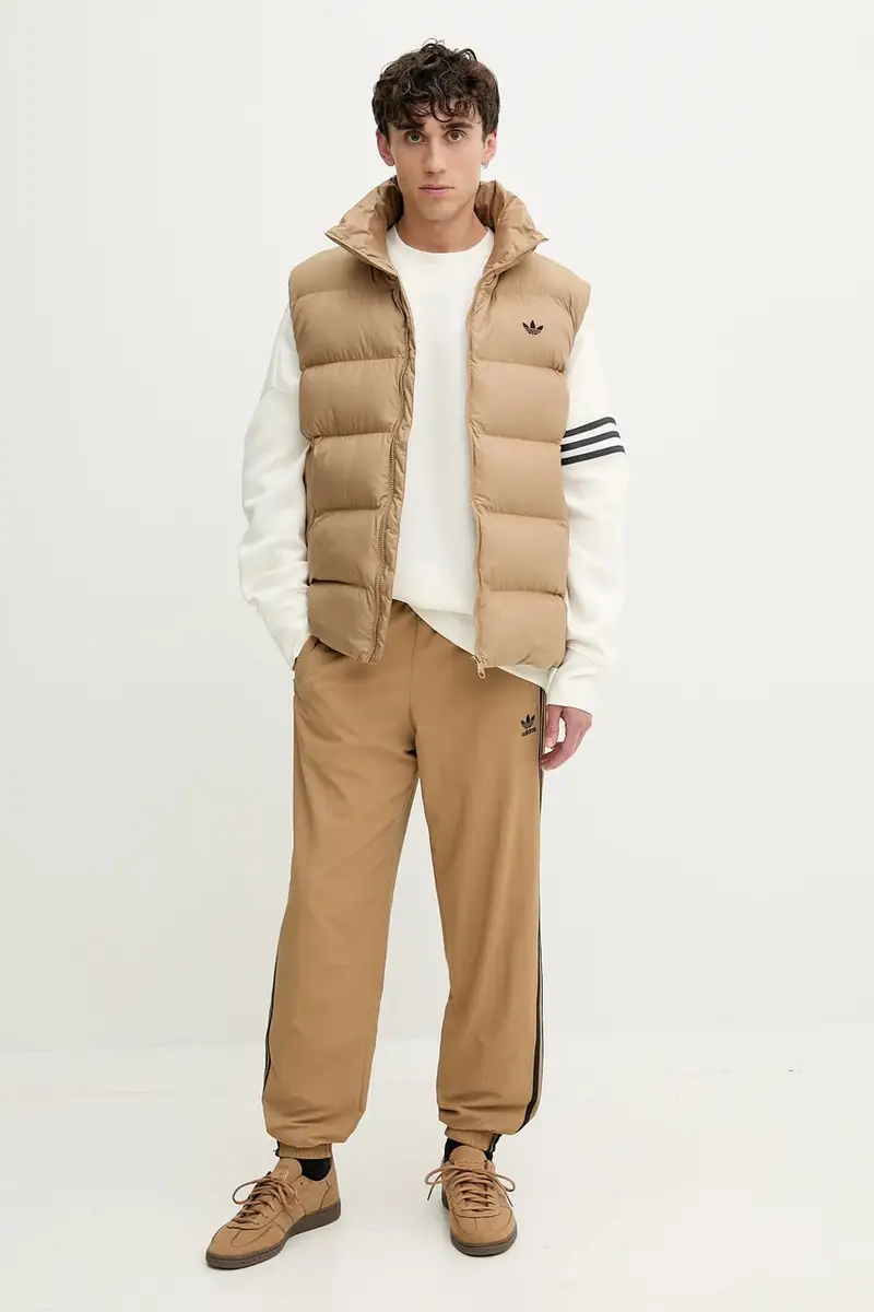 felpa uomo colore beige con applicazione JW7919 miniatura 2