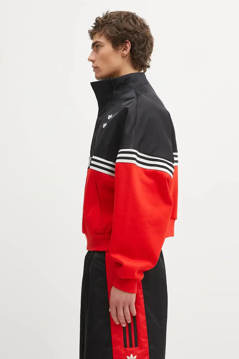 felpa Wc Gomez Pullov uomo colore nero con applicazione KD9360 miniatura 2