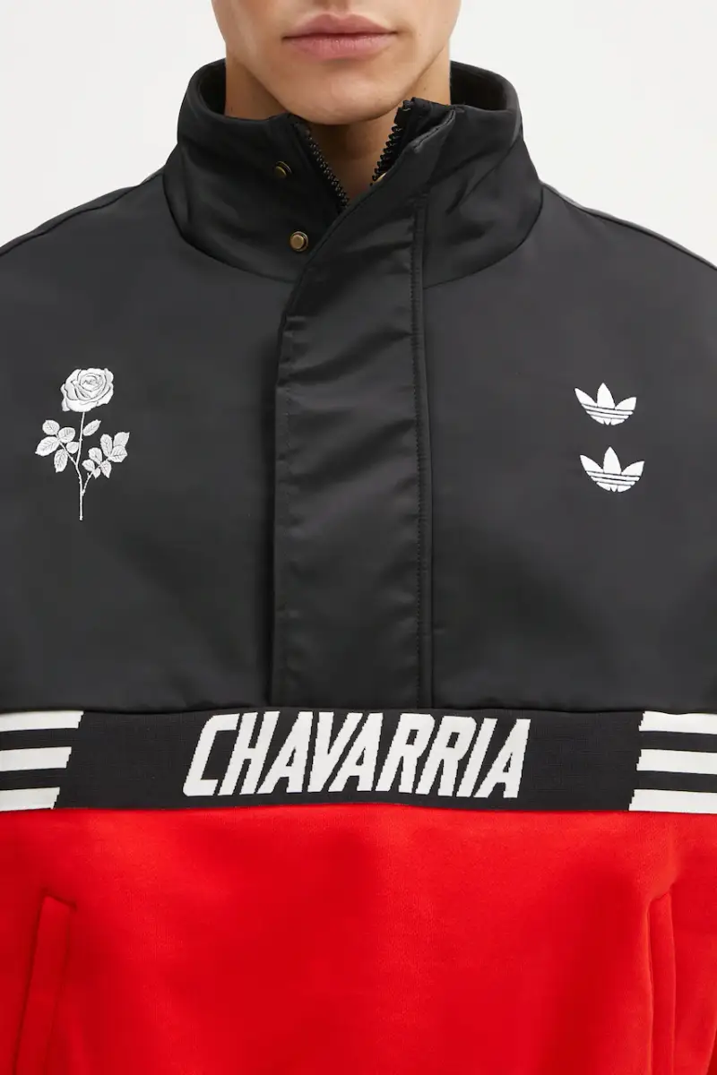 felpa Wc Gomez Pullov uomo colore nero con applicazione KD9360 miniatura 5