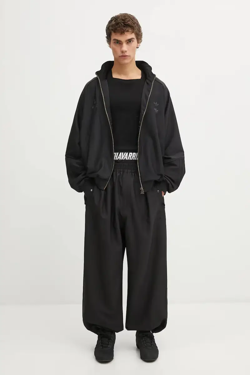 felpa Wc Twill Trackj uomo colore nero KD9350 miniatura 5