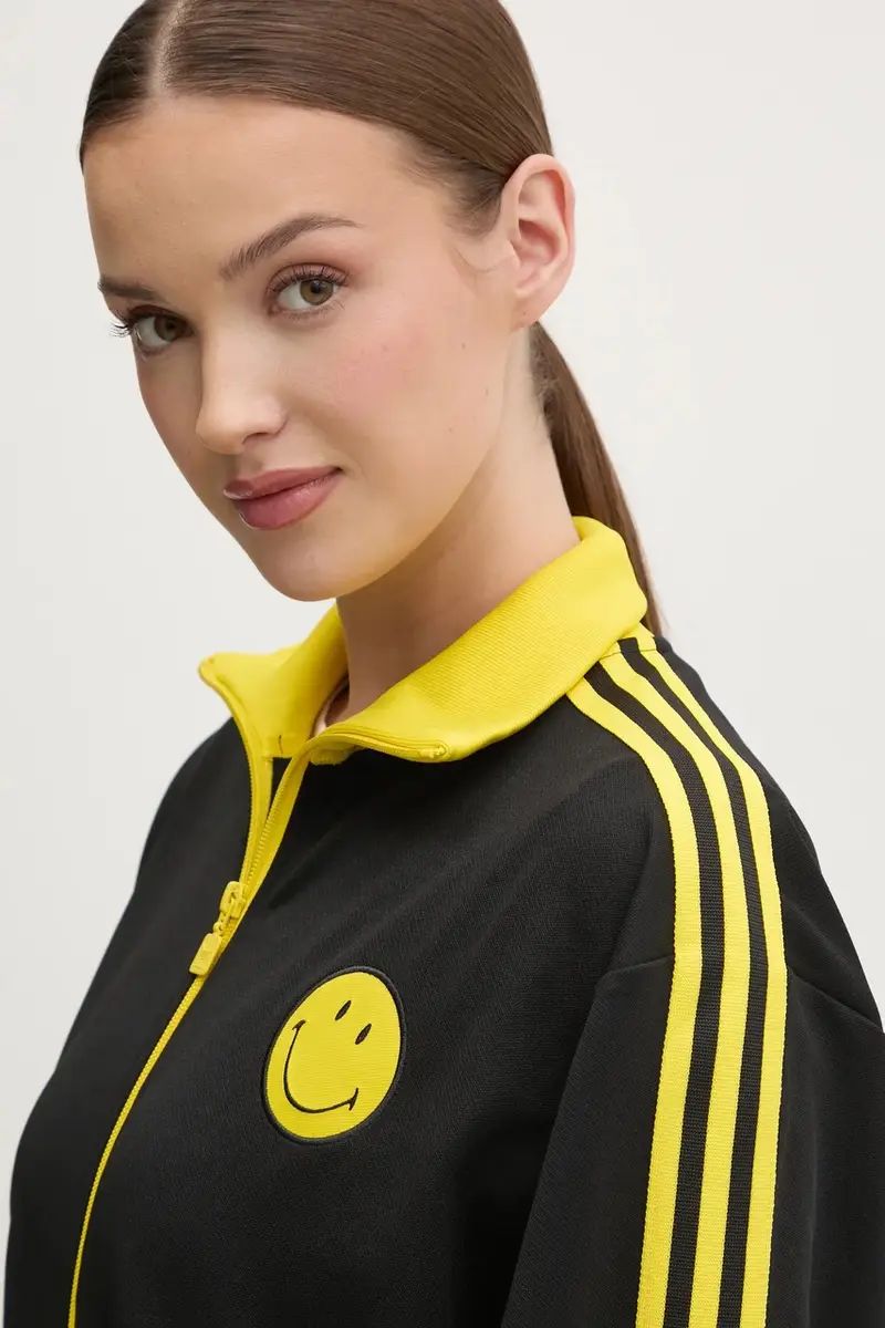 felpa X Smiley donna colore nero JD2736 miniatura 4