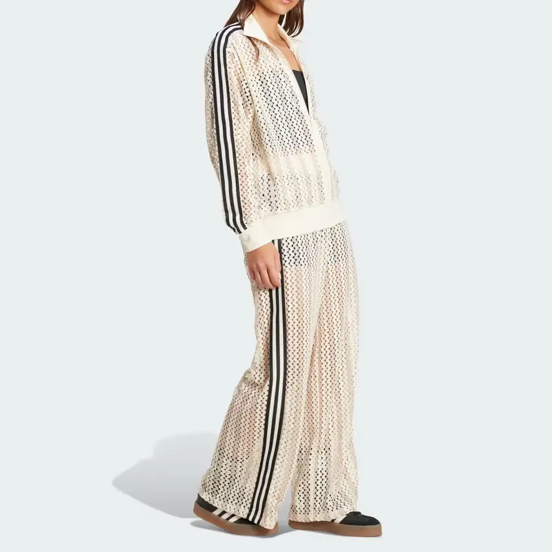 Originals Firebird Track 3-Stripes Summer Glow Pantaloni della Tuta Donna Pantaloni Bianco KC0760 L miniatura 4