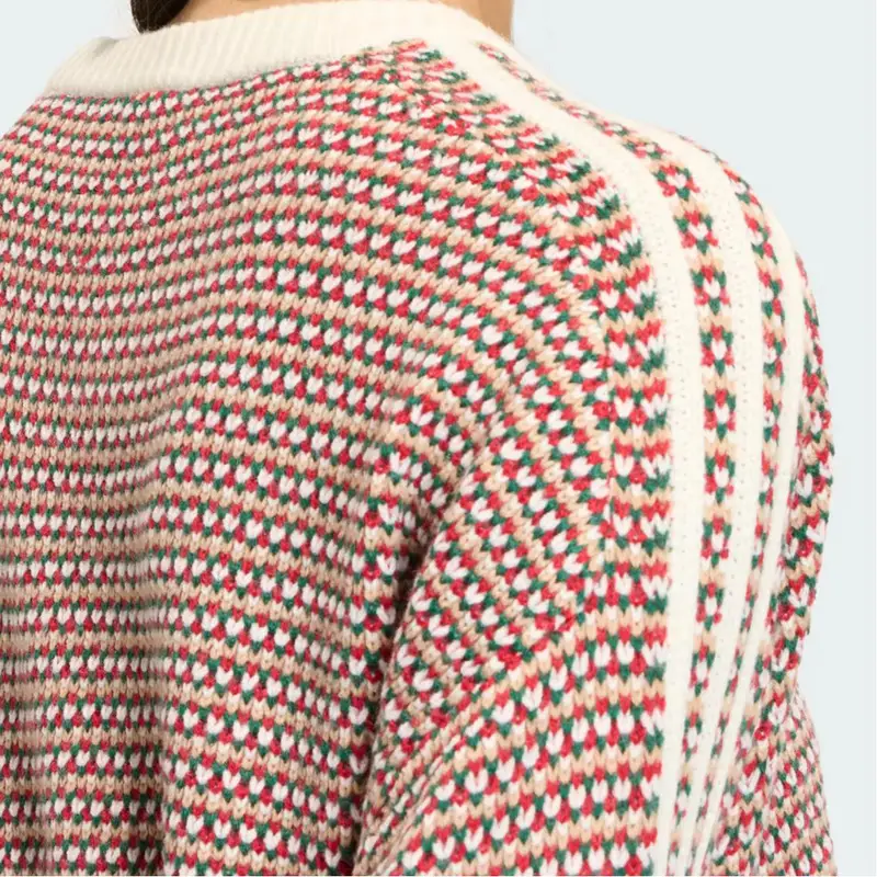 Originals FW25 Pacchetto Festivo Maglia Larga a Righe Pullover Unisex KQ6291 M miniatura 2