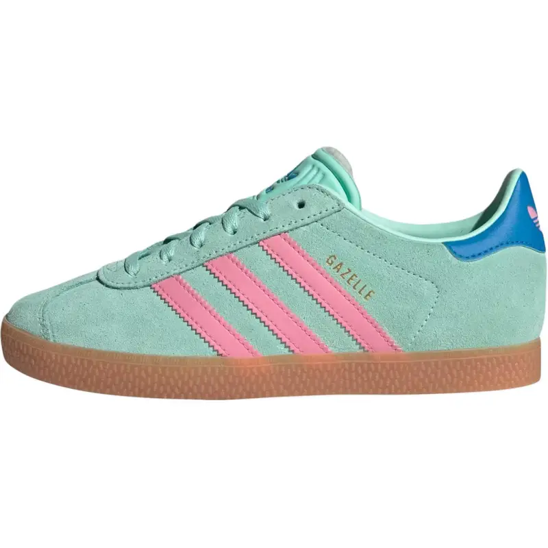 Originals Gazelle Comode Versatili Ammortizzanti Durevoli Scarpe da Ginnastica Basse da Bambino Scarpe da Ginnastica da Bambino Verde Menta JP7125 36⅔