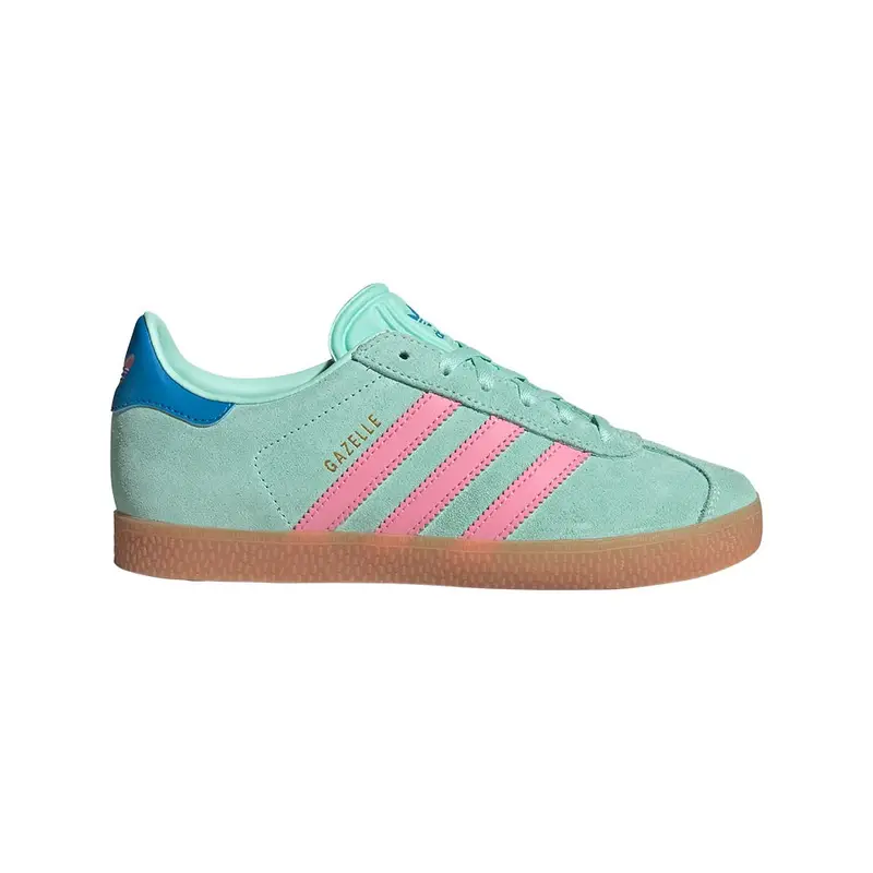 Gazelle Gs Azzurro Rosa - Sneakers Bambina EUR 40 / UK 6,5