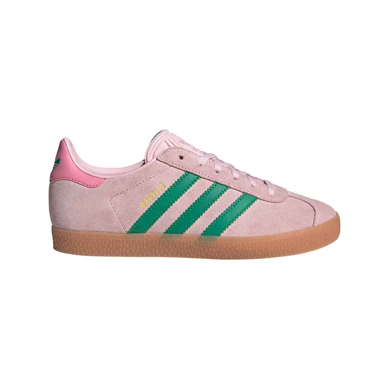 Gazelle Gs Rosa Verde - Sneakers Bambina EUR 38 / UK 5