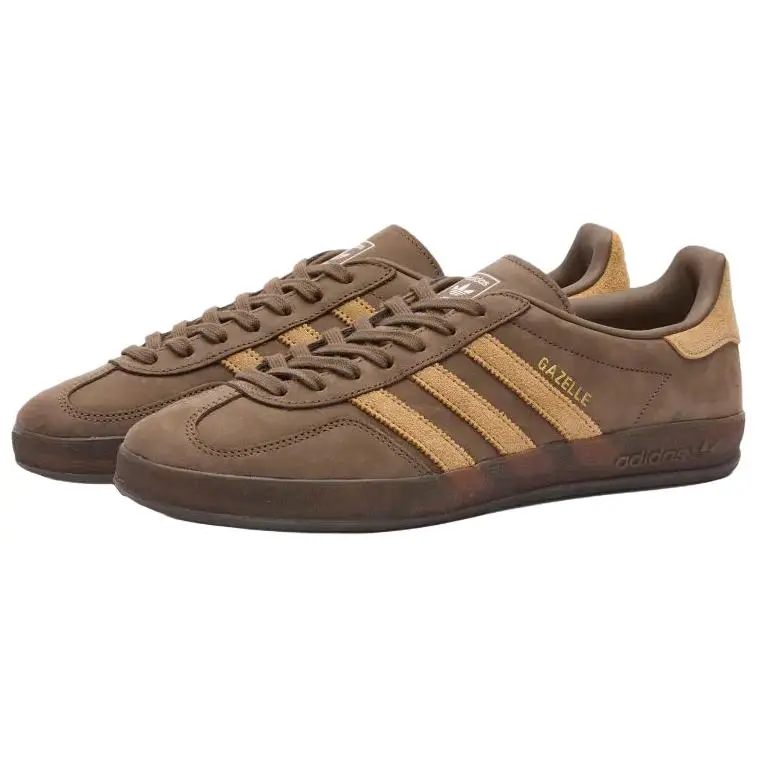 Originals Gazelle Indoor Classiche Sneakers Comode Uomo Sneakers Marroni JQ8386 42 miniatura 2