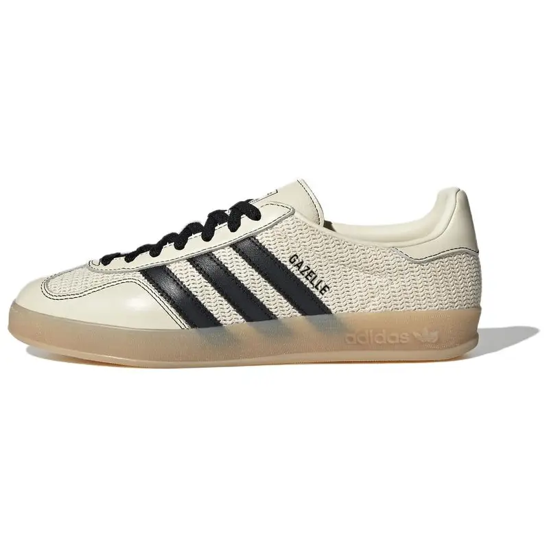 Originals GAZELLE INDOOR Scarpe da Skateboard Unisex Low Top Resistenti all Abrasione Sneakers Bianche JQ7083 45⅓ bianco