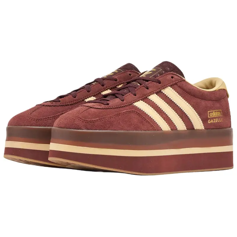 Adidas Gazelle Stack Sneakers da Donna Marrone Morbide e Comode miniatura 4