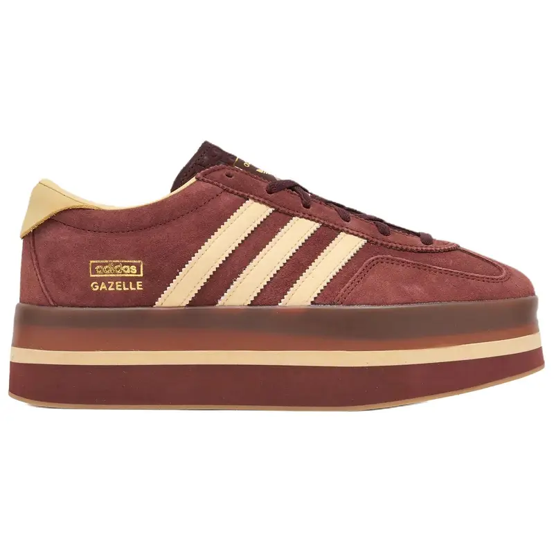 Adidas Gazelle Stack Sneakers da Donna Marrone in Pelle miniatura 2