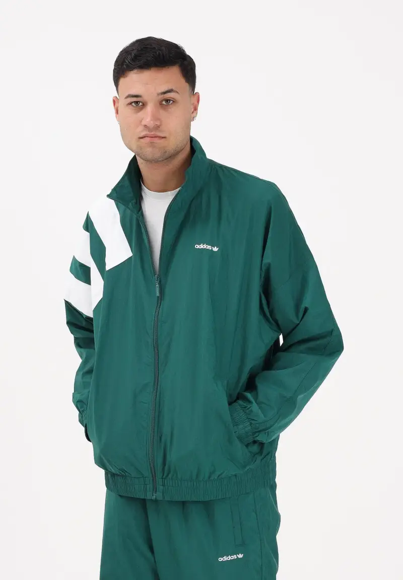 Giacca a vento Archive Blocked verde da uomo miniatura 2