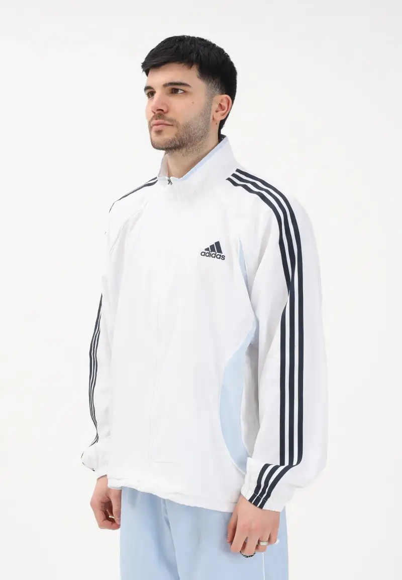 Giacca a vento Teamgeist Adicolor bianca da uomo