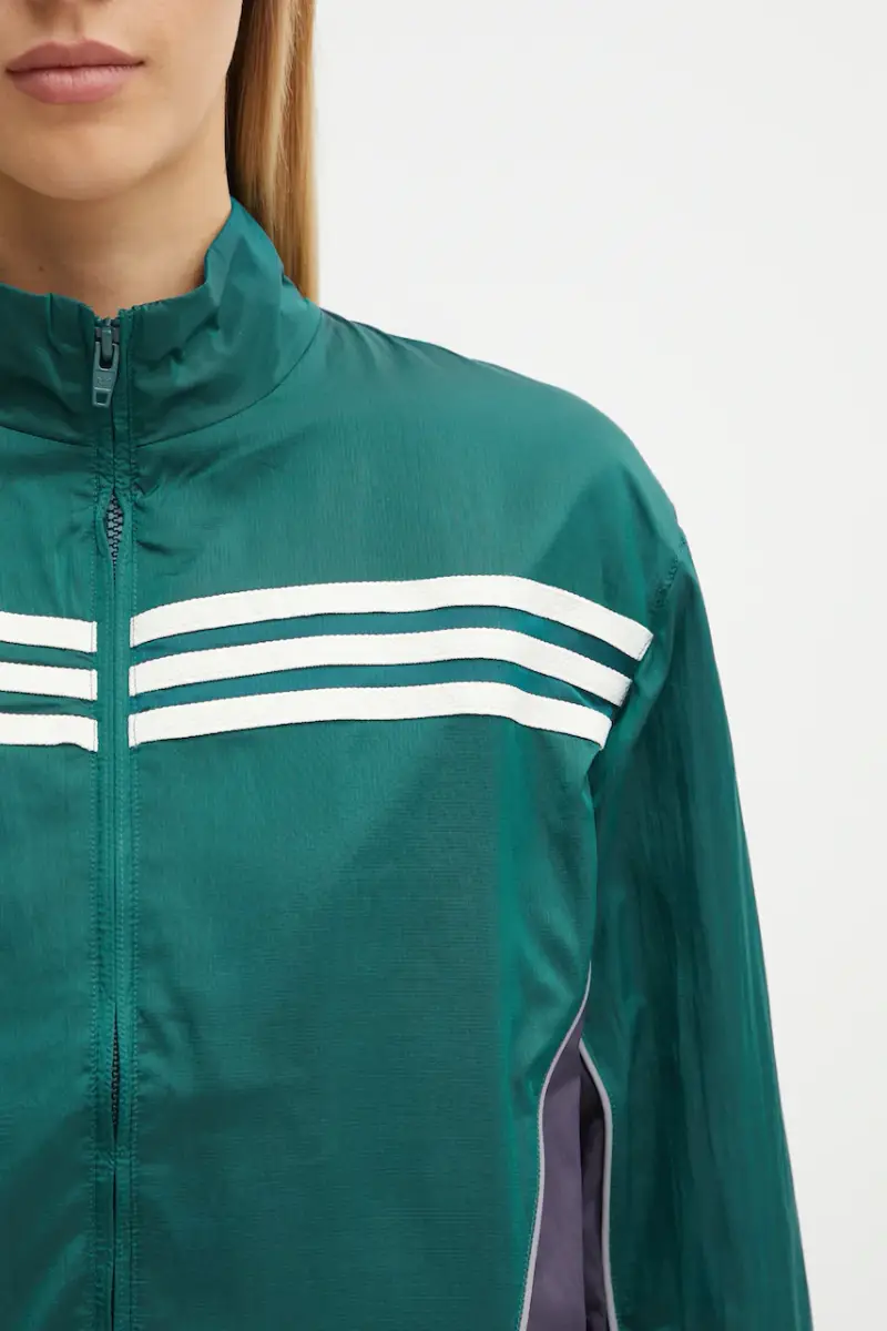 giacca adidas Originals x Sporty & Rich colore verde KA7990 miniatura 4