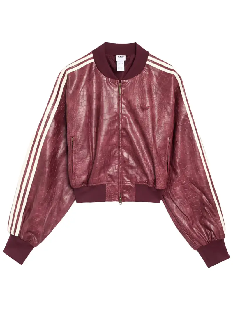 Giacca bomber in ecopelle ROSA