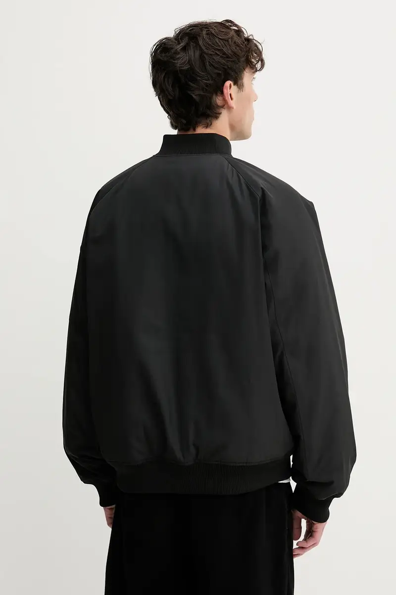 giacca bomber Teamgeist colore nero JX4082 miniatura 3