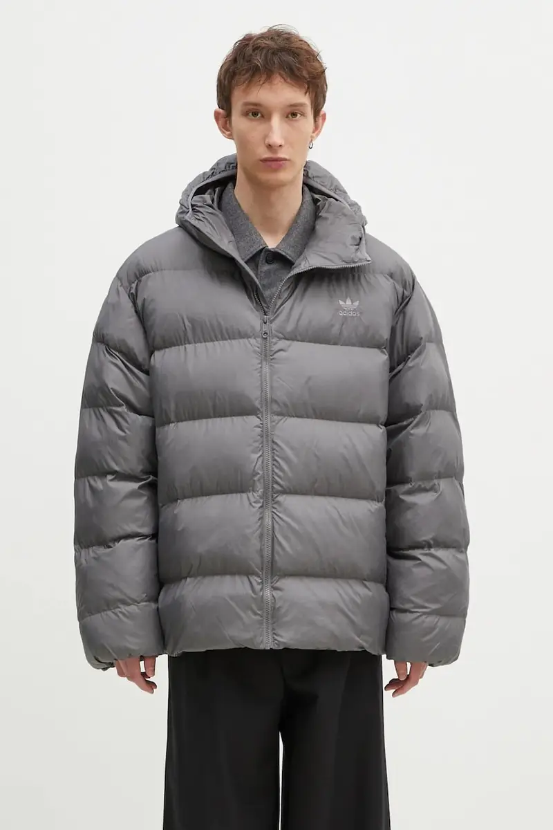 giacca Commercial Puff uomo colore grigio IY3398