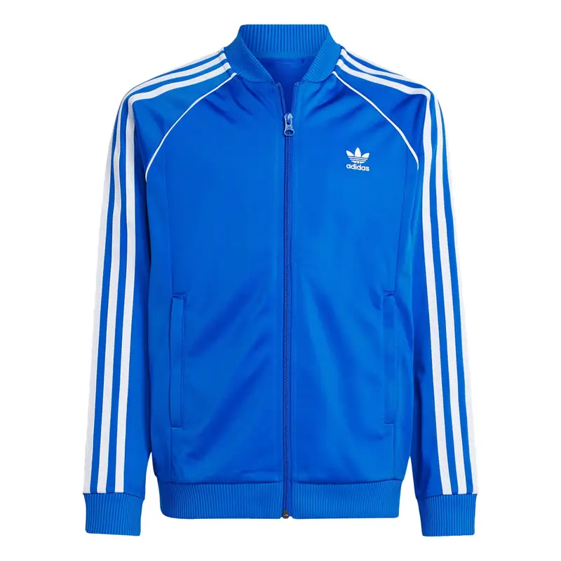 ADIDAS ORIGINALS Giacca di felpa 'Adicolor'  blu / bianco