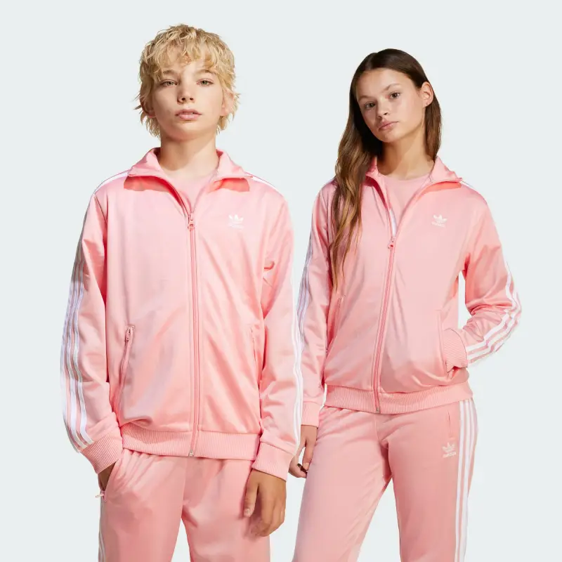Giacca di felpa Adicolor Firebird rosa chiaro / bianco miniatura 2