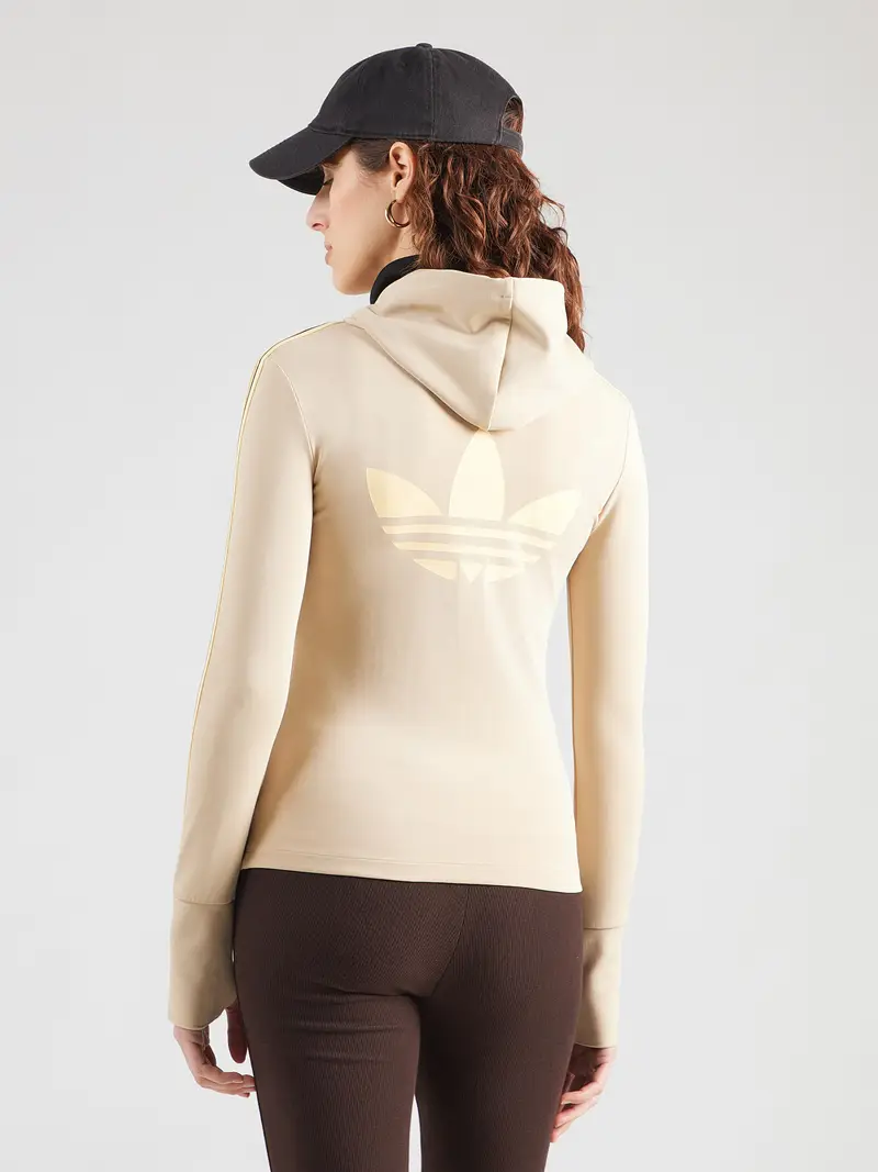 Giacca di felpa camoscio / écru / nero miniatura 3